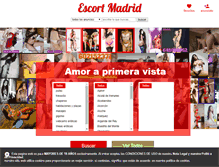 Tablet Screenshot of escortmadrid.com